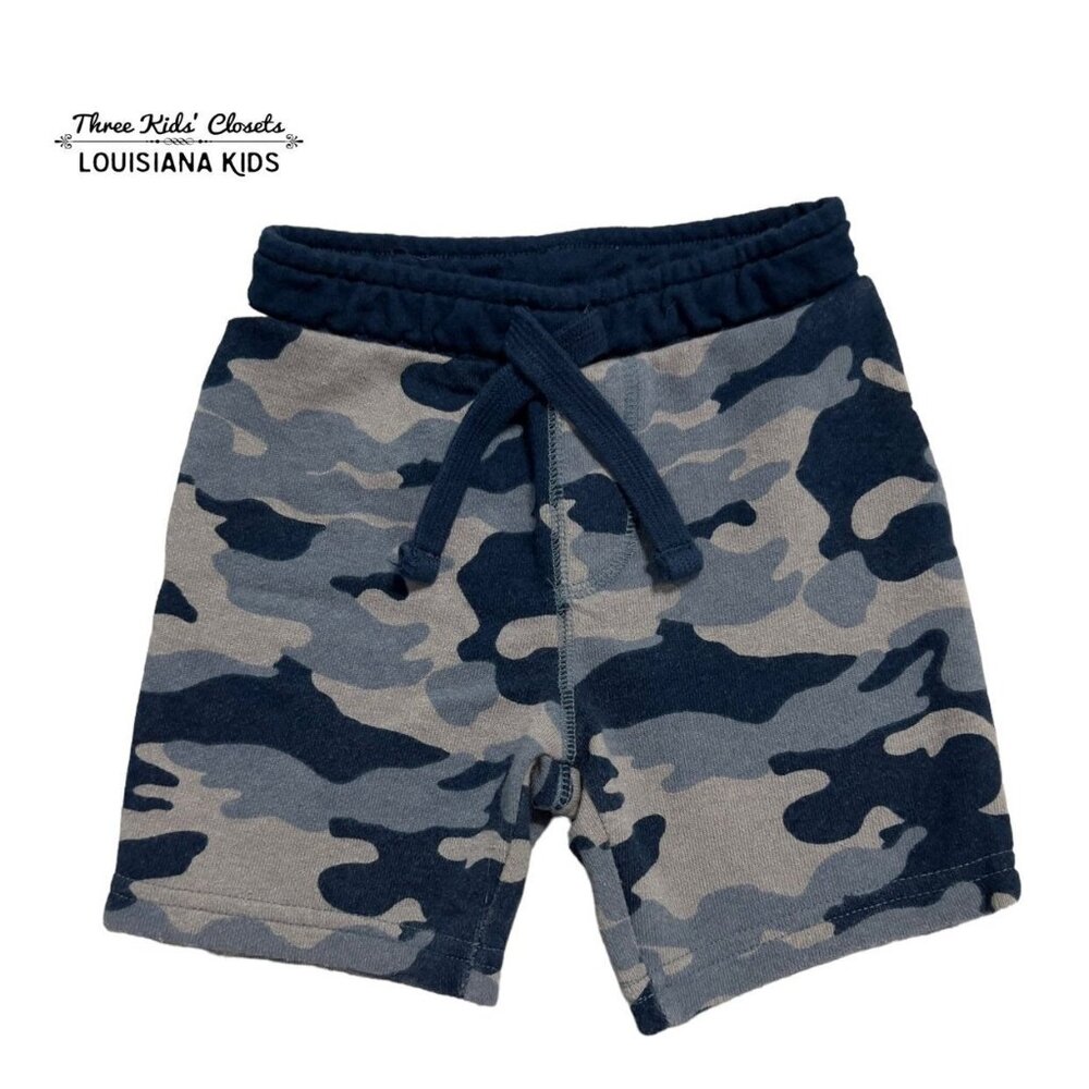 Old Navy 18-24m Blue Camouflage Pull-On Shorts